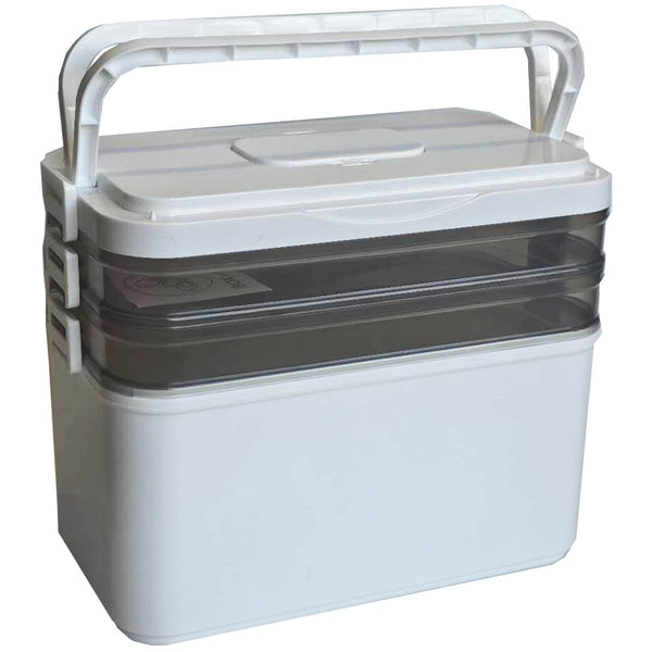 Cart In Mart 3-Layer Portable Medicine Storage Box with Travel Pill Case First Aid Kit