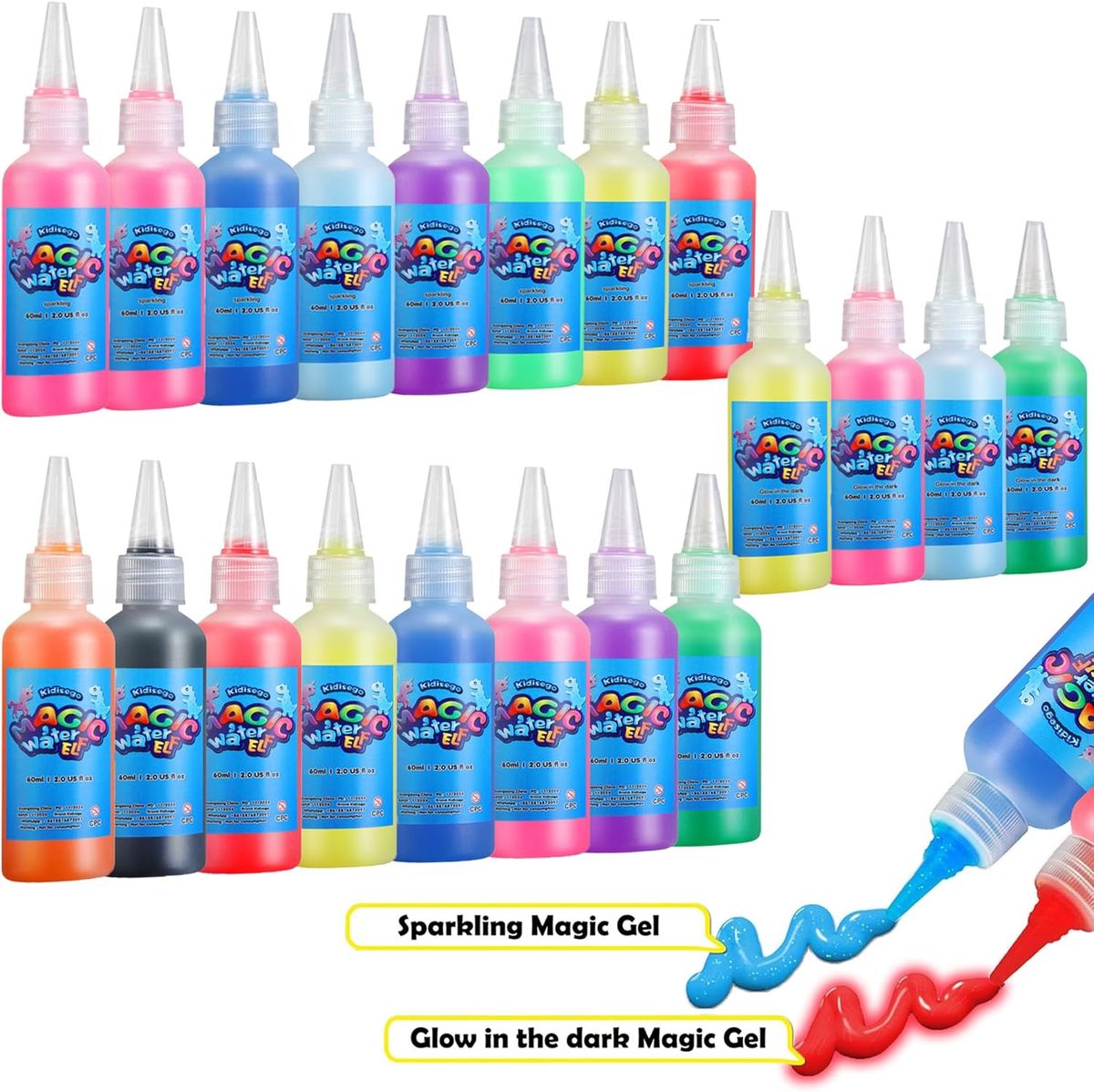 Cart In Mart Magic Water Elf Toy Kit Aqua Gel Craft Set With 20 Gels Animal Molds