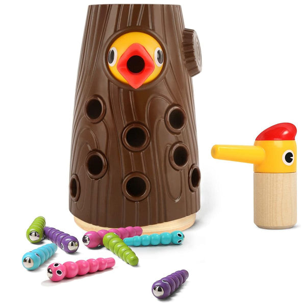 Cart In Mart Montessori Toys 2-4 Year Old Magnetic Bird Feeding Game Learning Fine Motor