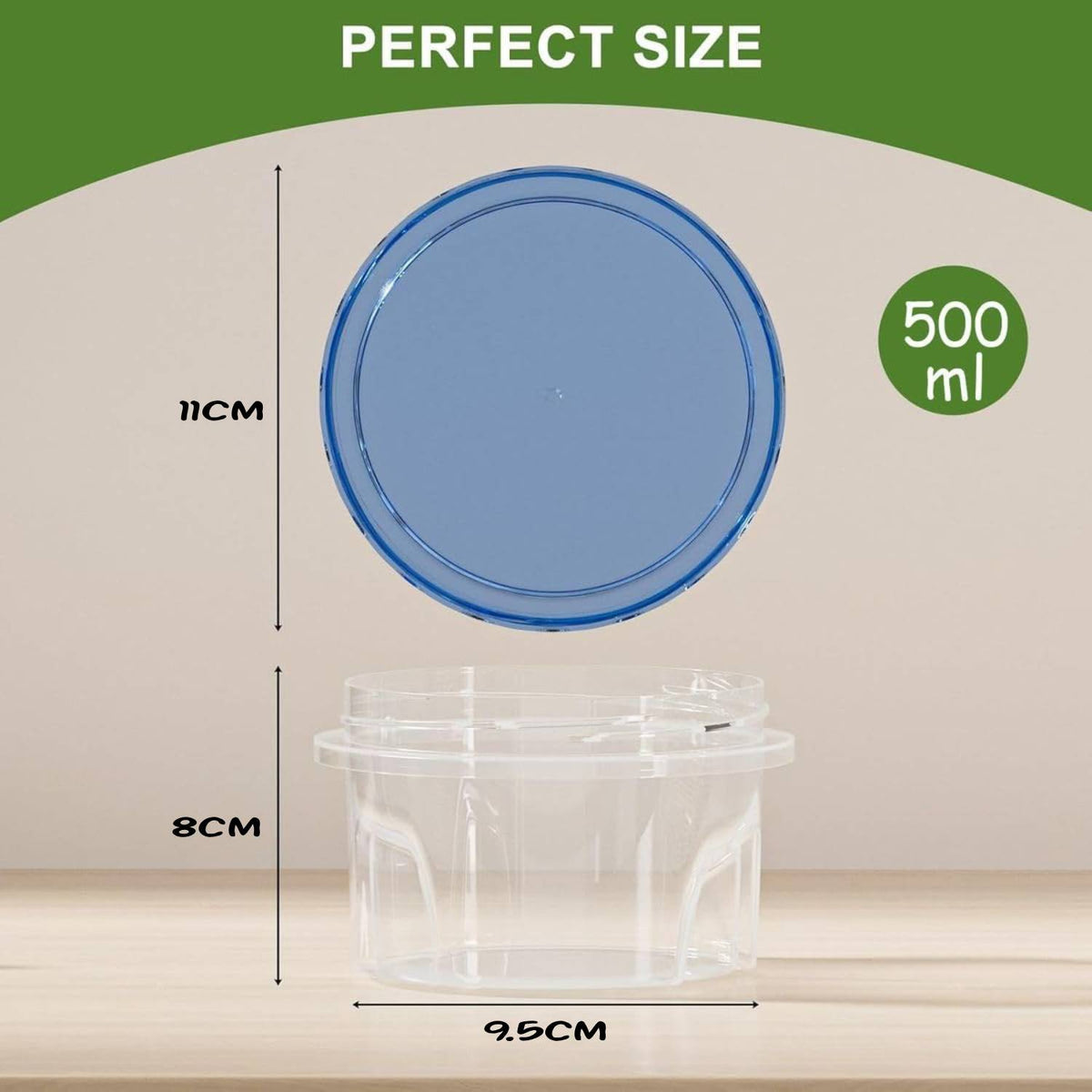 Cart In Mart Food Storage Containers Airtight BPA-Free Plastic Food Container Meal Prep