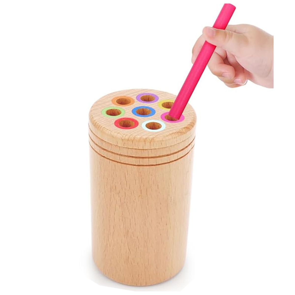 Cart In Mart Montessori Shape & Color Sorting Toy Wooden Preschool Learning for Toddlers