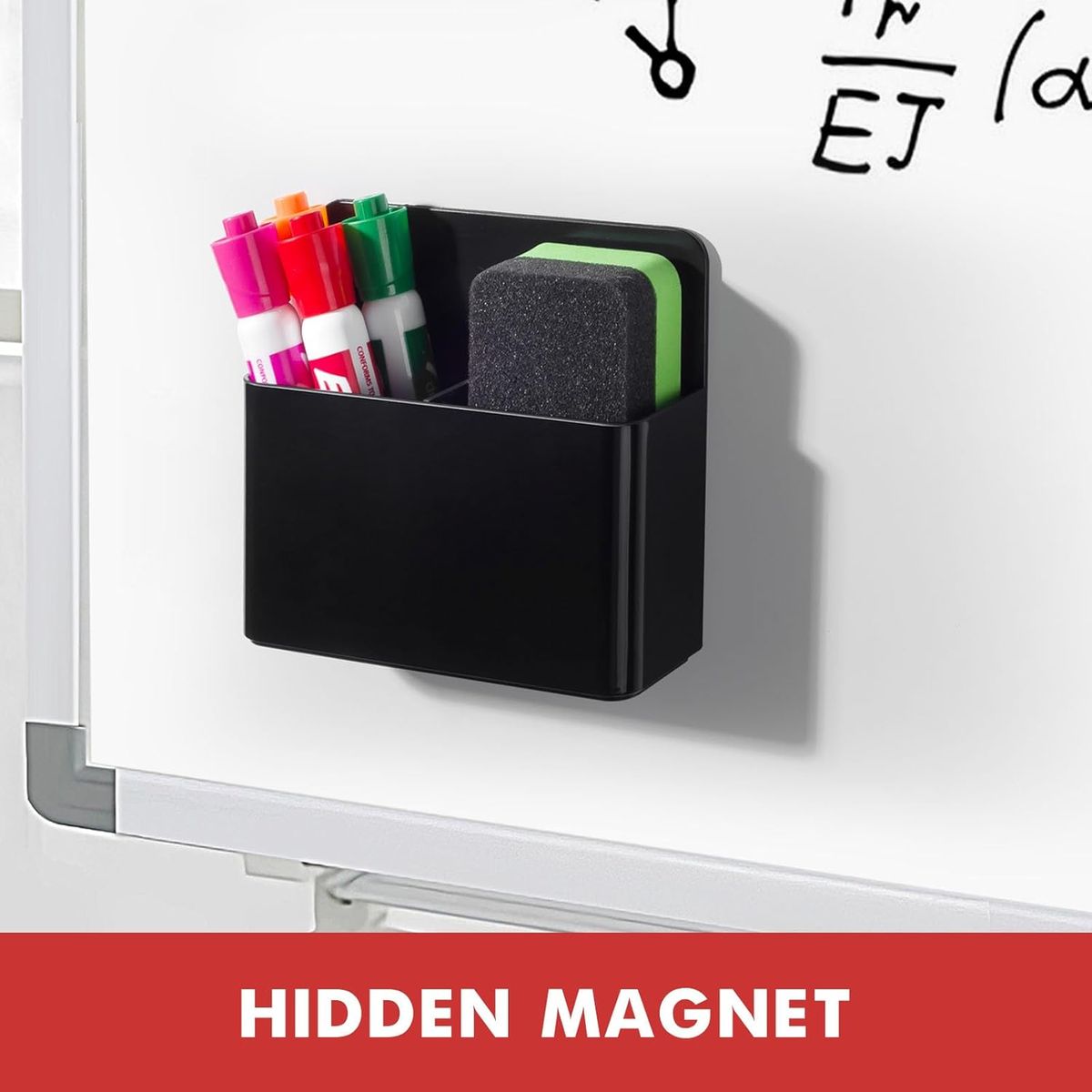 Cart In Mart 2Pack Magnetic Durable Pen Holders Strong Magnet Dry Erase Marker Holder