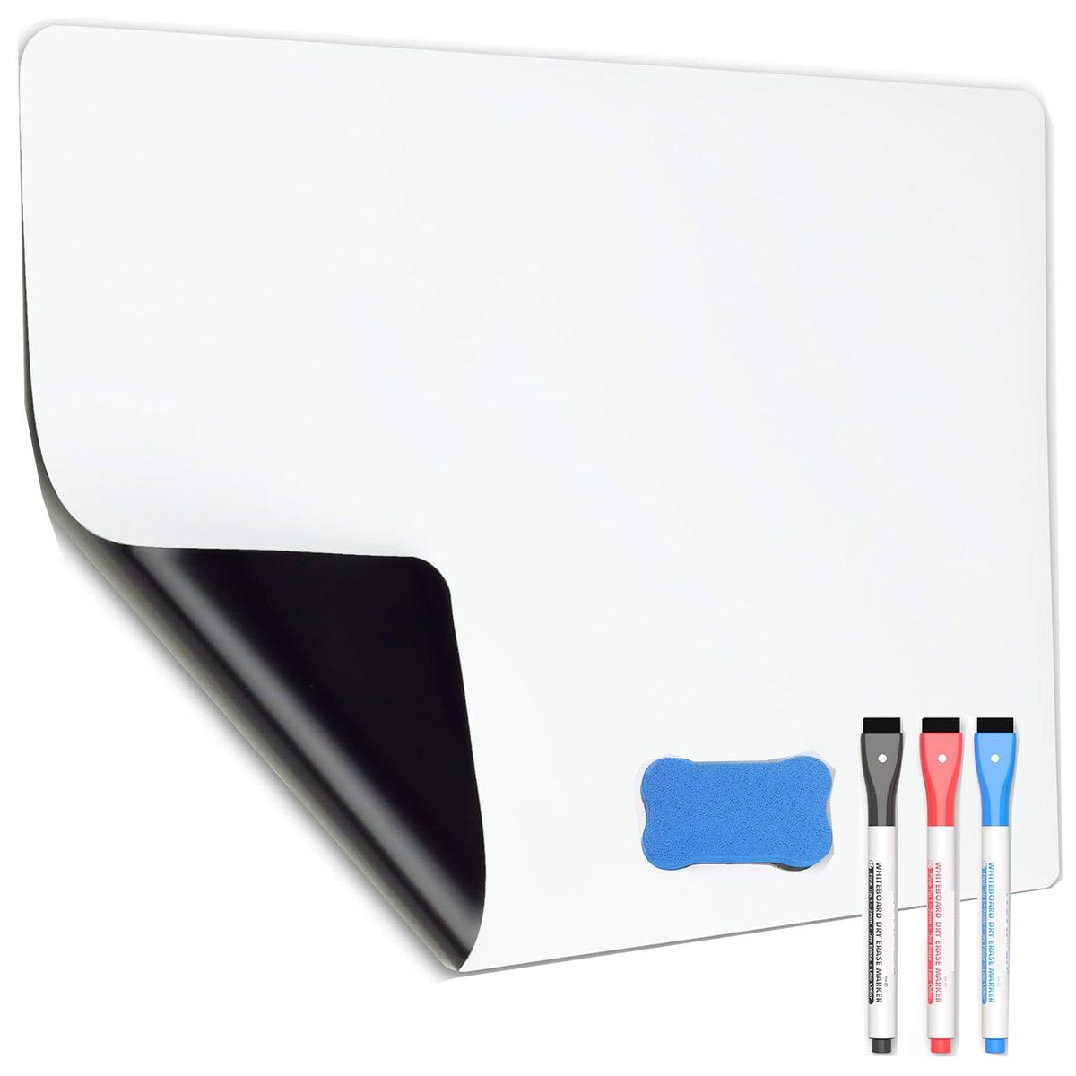 Cart In Mart Magnetic Dry Erase Whiteboard for Refrigerator Fridge for Kitchen Office