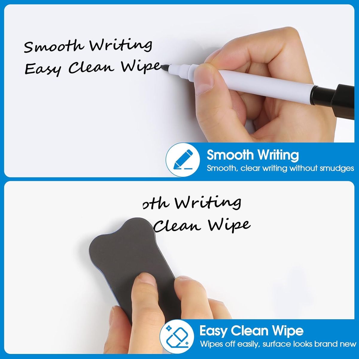 Cart In Mart Magnetic Dry Erase Whiteboard for Refrigerator Fridge for Kitchen Office