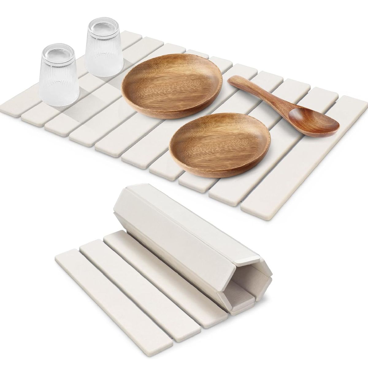 Cart In Mart Large Fast Dry Stone Mat Diatomaceous Drying Board Kitchen Counter Bathroom