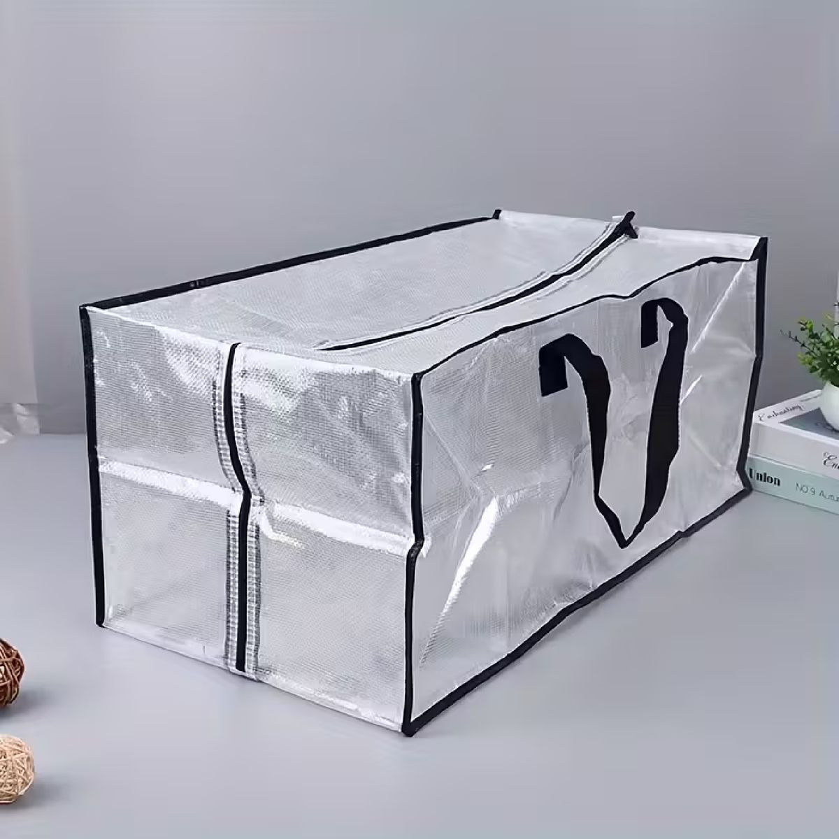 Cart In Mart 6Pack Oversized Moving Bags With Reinforced Handle Heavy-Duty Storage