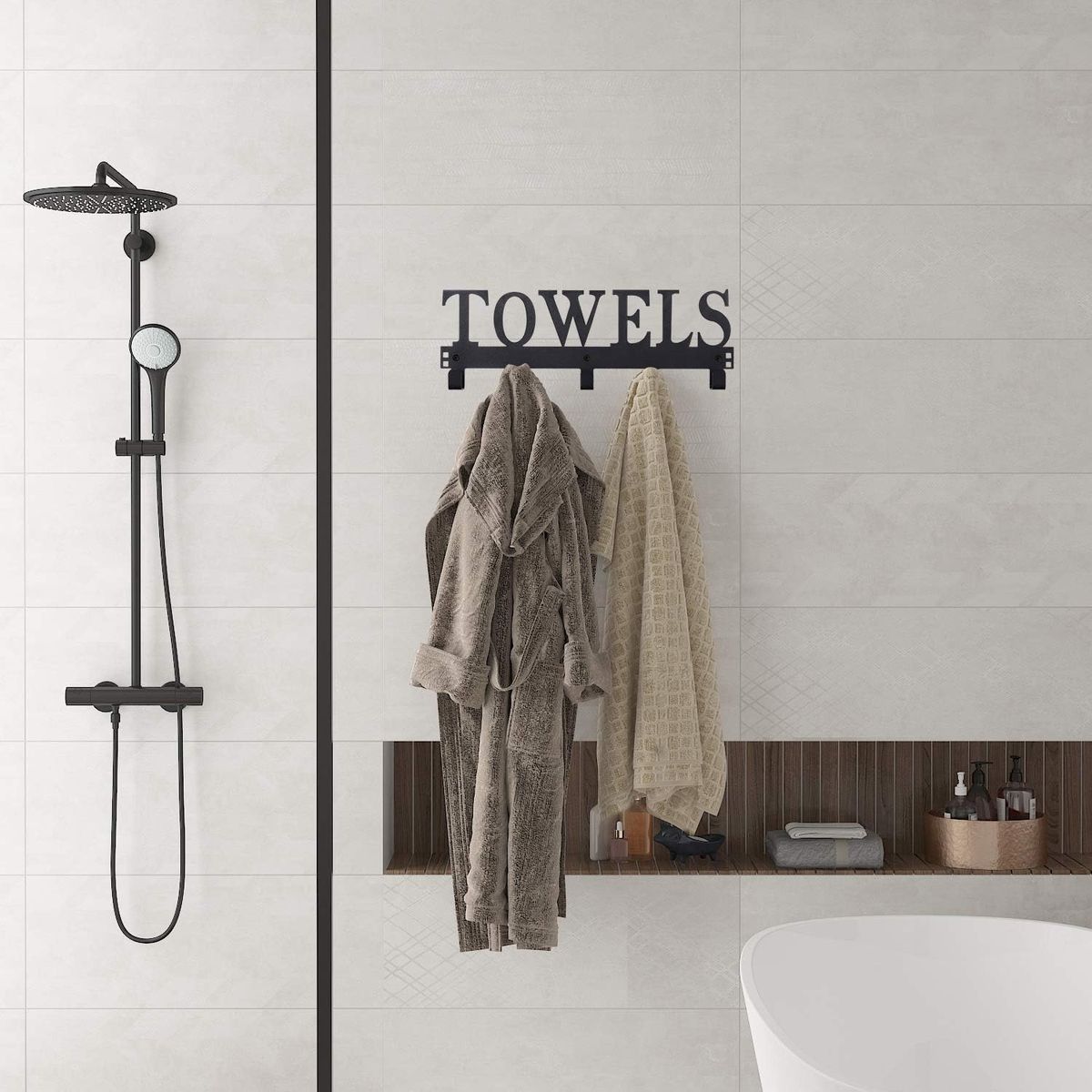 Cart In Mart Over The Door Hooks Towel Holder Bathroom Bedroom Kitchen PoolHanging Rack