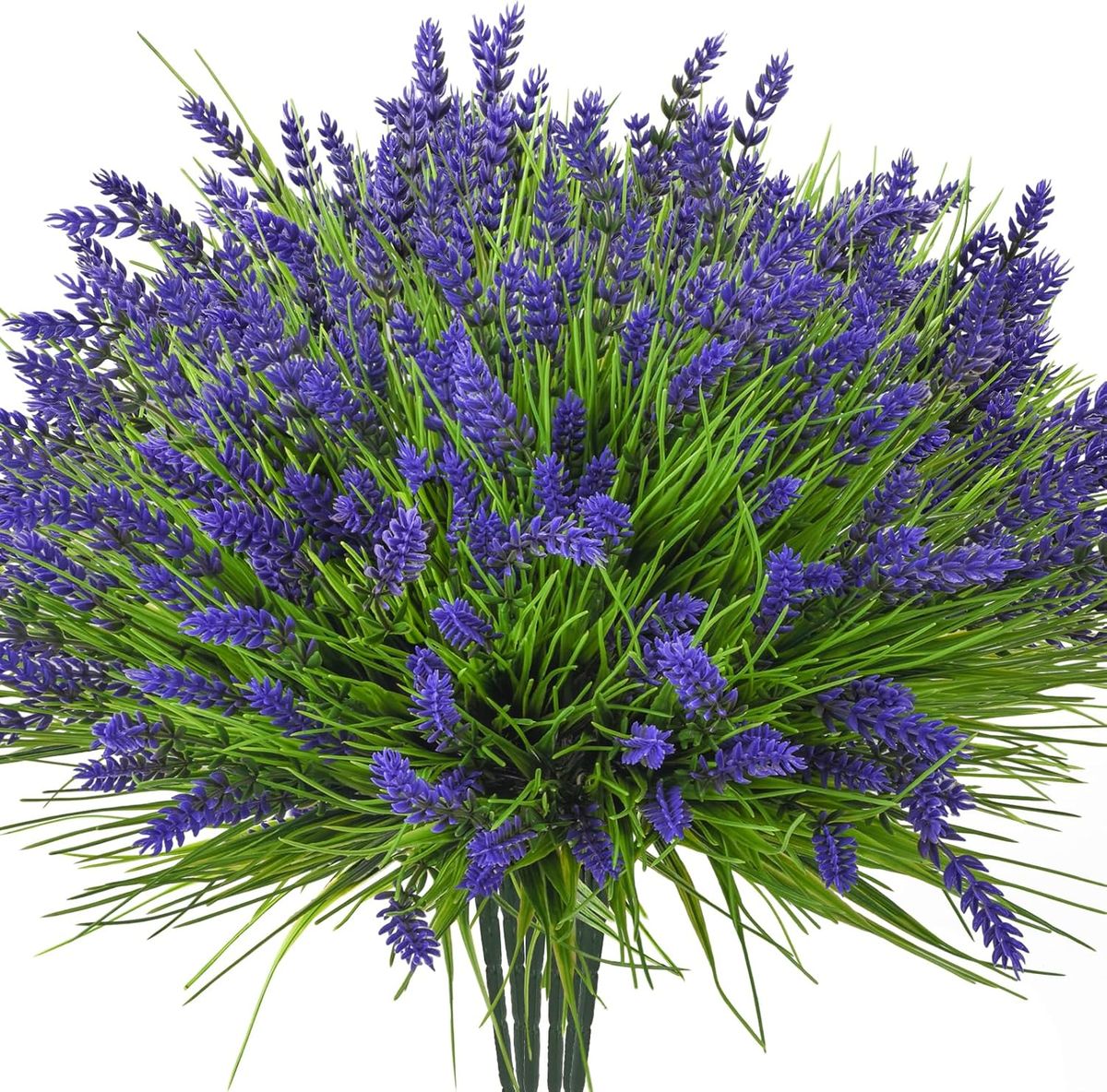 Cart In Mart Artificial Outdoor Flowers UV Resistant Lavender Fake Plants Greenery - 22 Piece