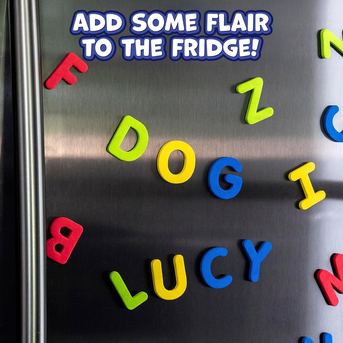 Cart In Mart Magnetic Letters and Numbers 78PcsSet Colorful Alphabet ABC 123 Fridge