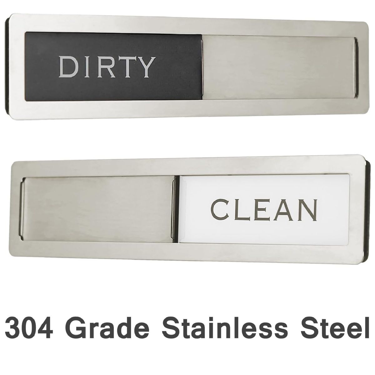 Cart In Mart Premium Stainless Steel Clean Dirty Magnet For Kitchen Dishwasher Organiser