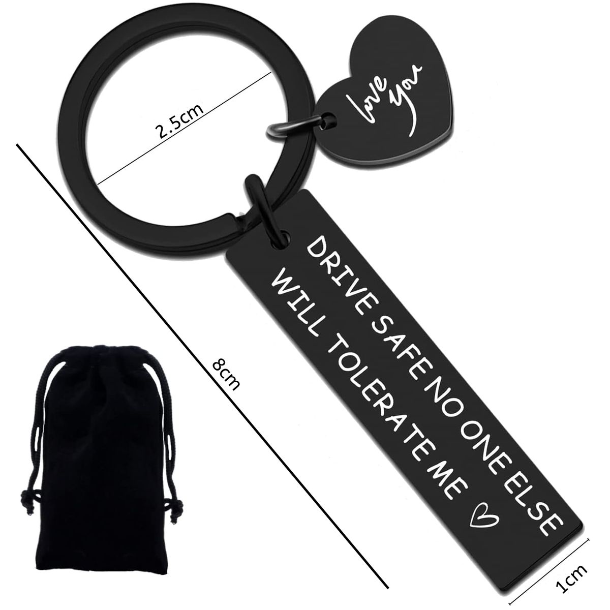 Cart In Mart Drive Safe Keychain Gift For Him Men Fathers Dad Husband BoyFriend Birthday