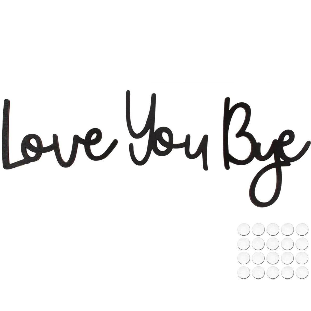 Cart In Mart Wooden Love You Bye Door Sign Boho Farmhouse Home Wall Art Decor Art Gift