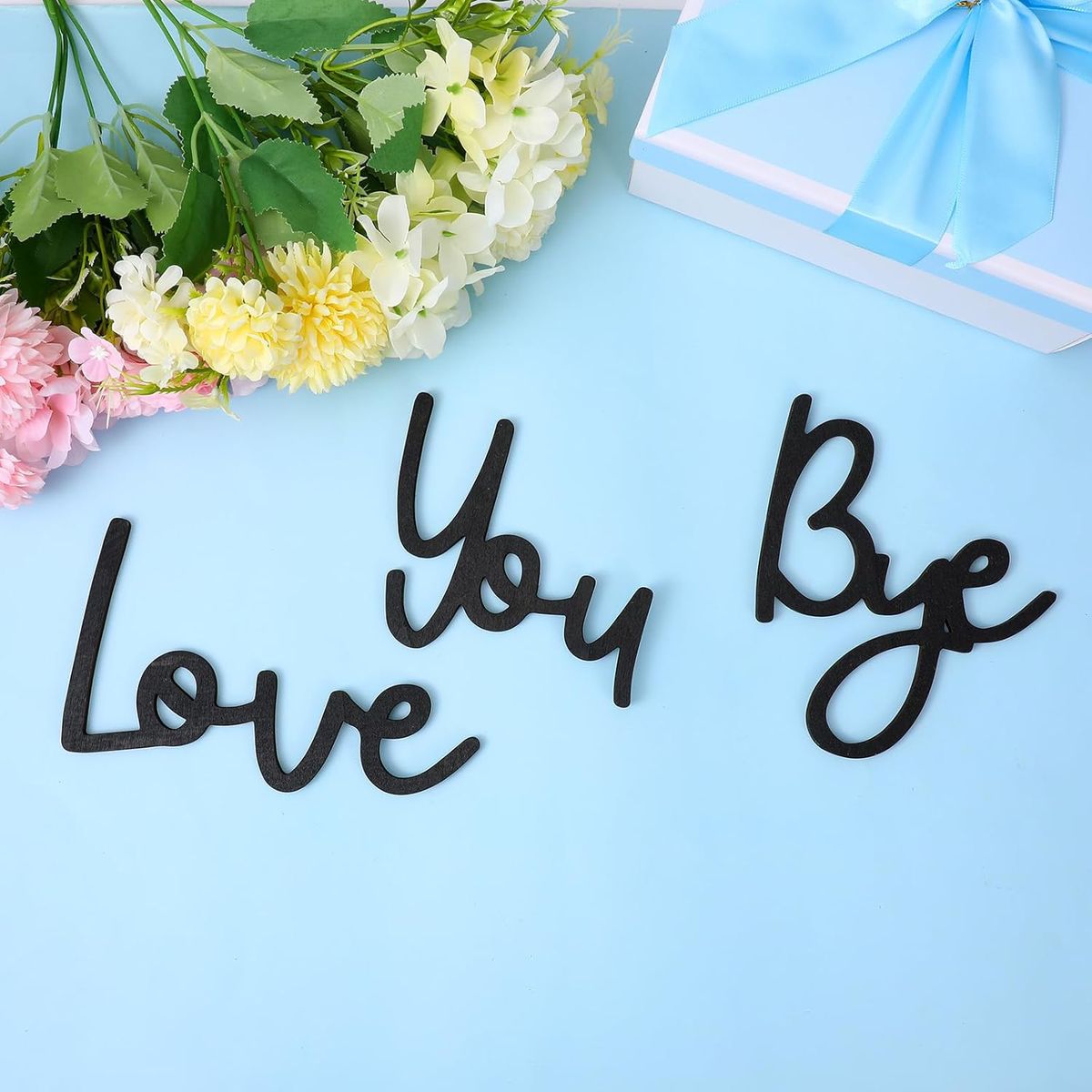 Cart In Mart Wooden Love You Bye Door Sign Boho Farmhouse Home Wall Art Decor Art Gift