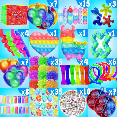 Cart In Mart 180Pack Fidget Toys Party Favors Set for Kids Sensory Toys Bulk for Autism