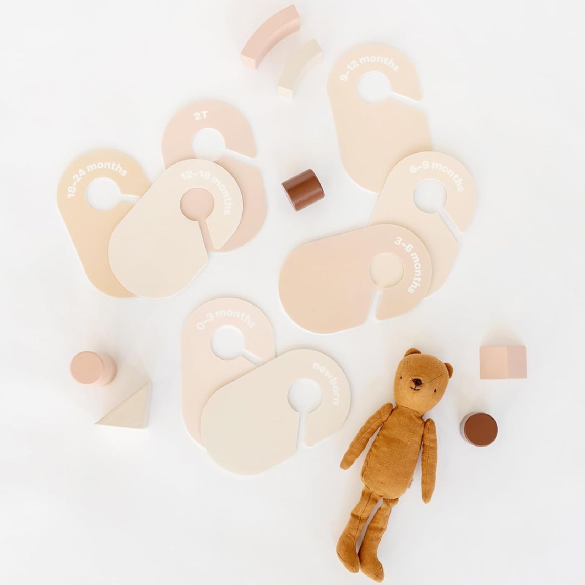 Cart In Mart Baby Closet Dividers Baby Clothes Size Dividers for Nursery Closet Wardrobe