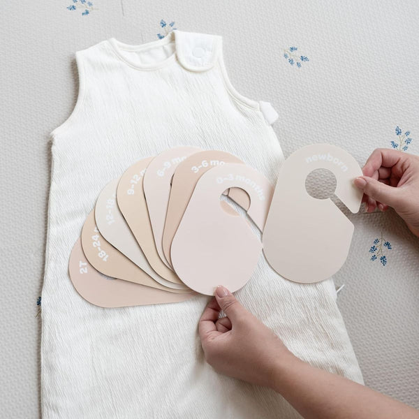 Cart In Mart Baby Closet Dividers Baby Clothes Size Dividers for Nursery Closet Wardrobe