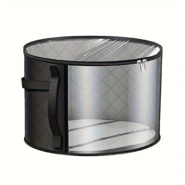 Cart In Mart Foldable Clear Hat Storage Bag,-Holds up to 7 Caps Organiser For Closet