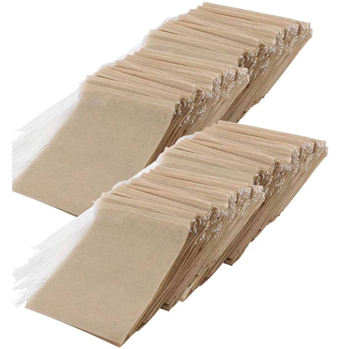 Cart In Mart 600 Piece Eco-Fil Disposable Filter Tea Bags With Drawstring-Organic