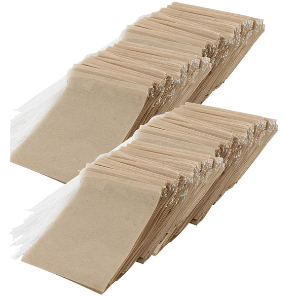 Cart In Mart 600 Piece Eco-Fil Disposable Filter Tea Bags With Drawstring-Organic