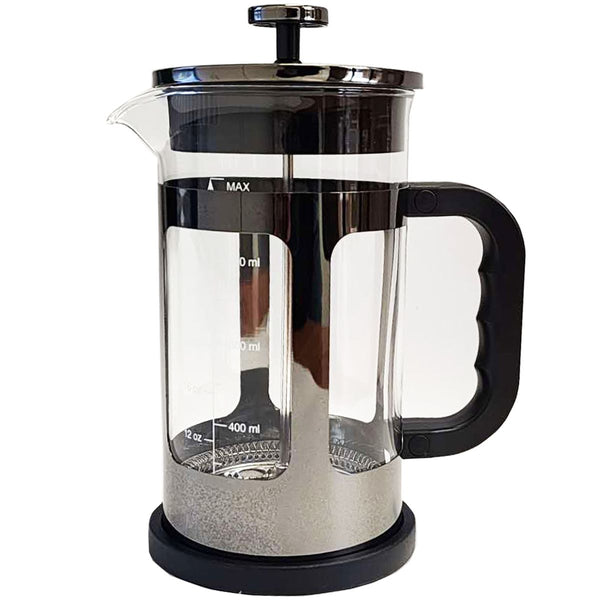 Cart In Mart French Press Coffee Maker-1 Litre-Borosilicate Glass Stainless Steel Brewer