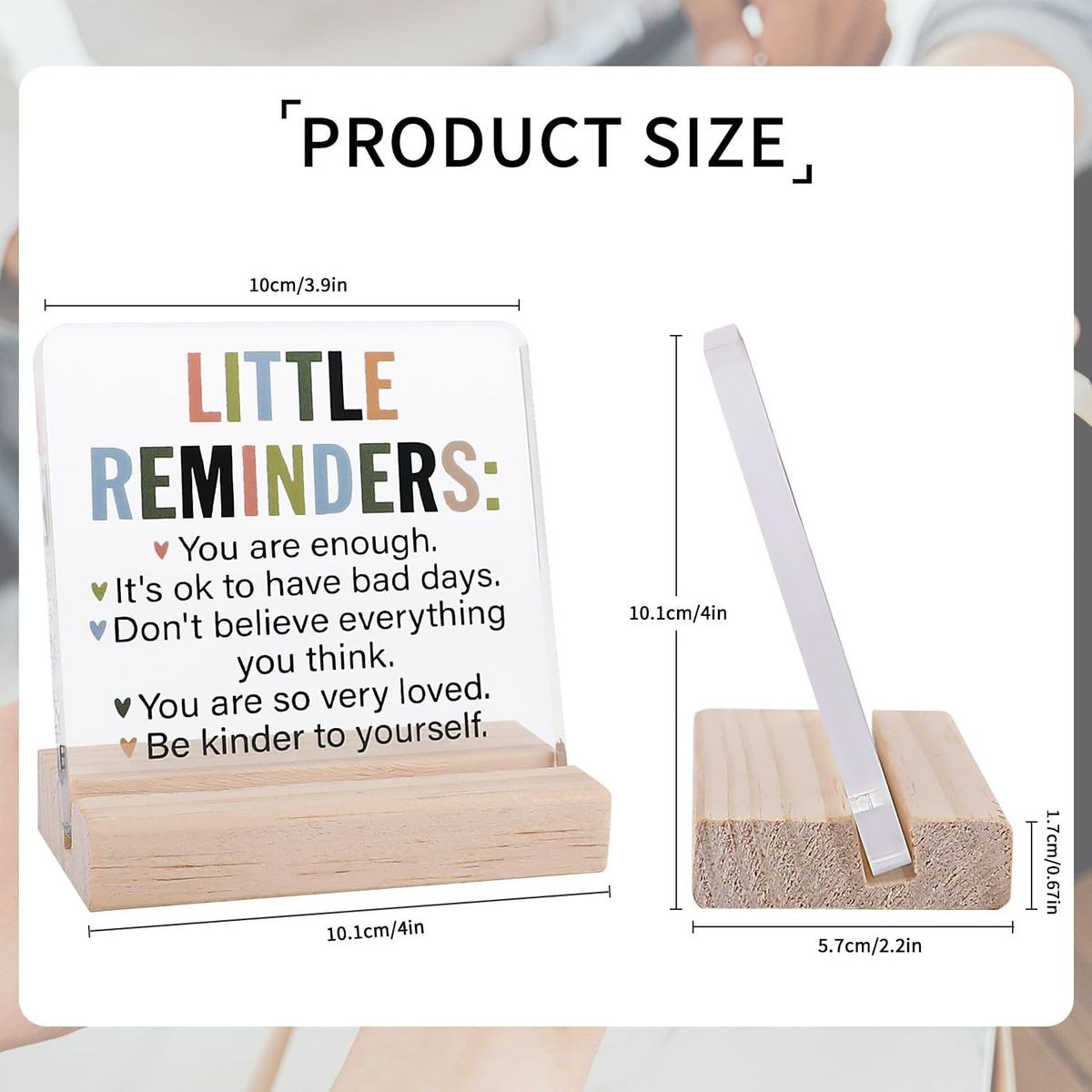Cart In Mart Inspirational Motivational Gifts Little Reminders Acrylic Decorative Sign
