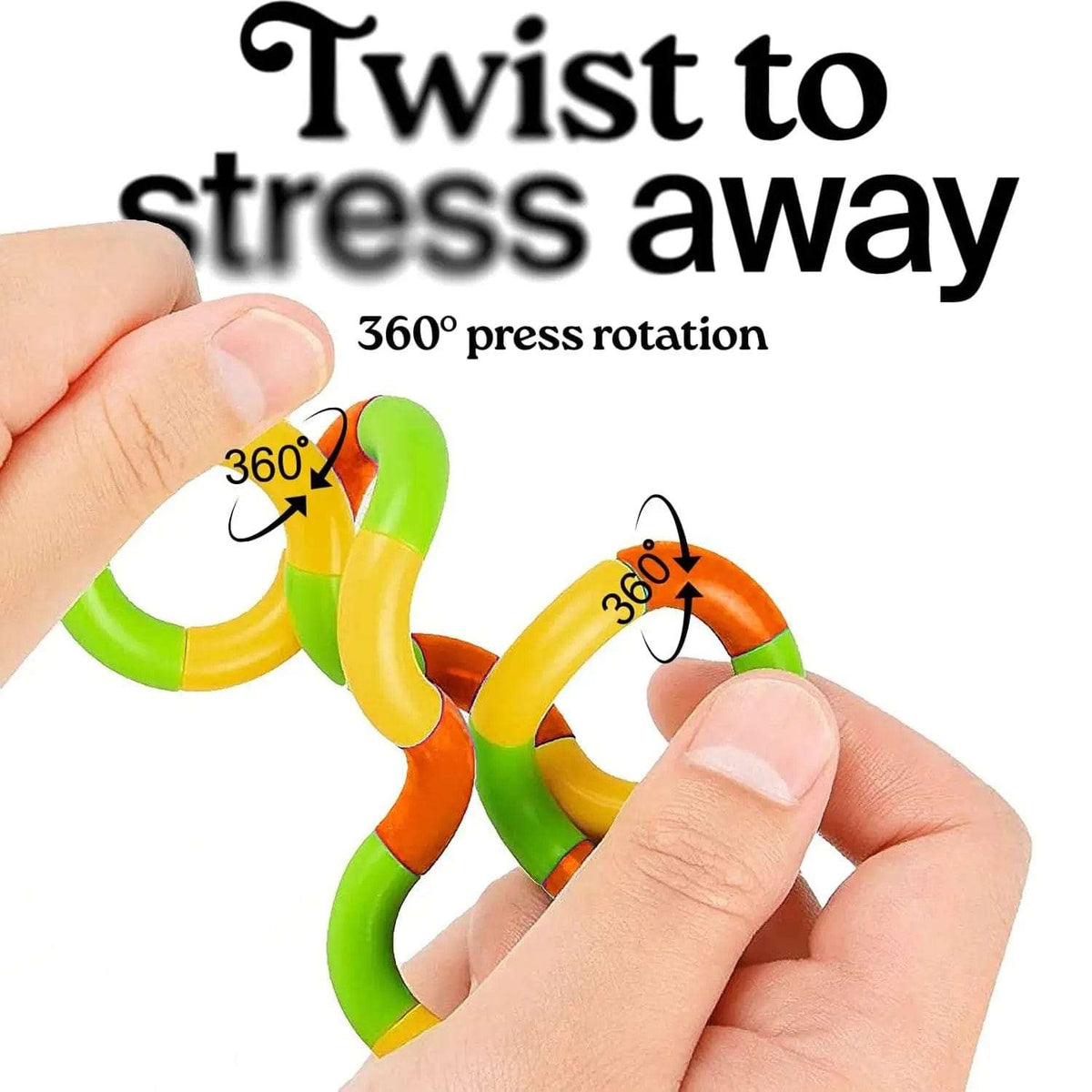 Cart In Mart 6 Piece Twisty Tangles Fidget Toys Set