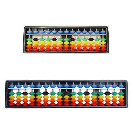 Cart In Mart Abacus 2 Pack Soroban Abacus 17x13 Rods Mathematics Tool