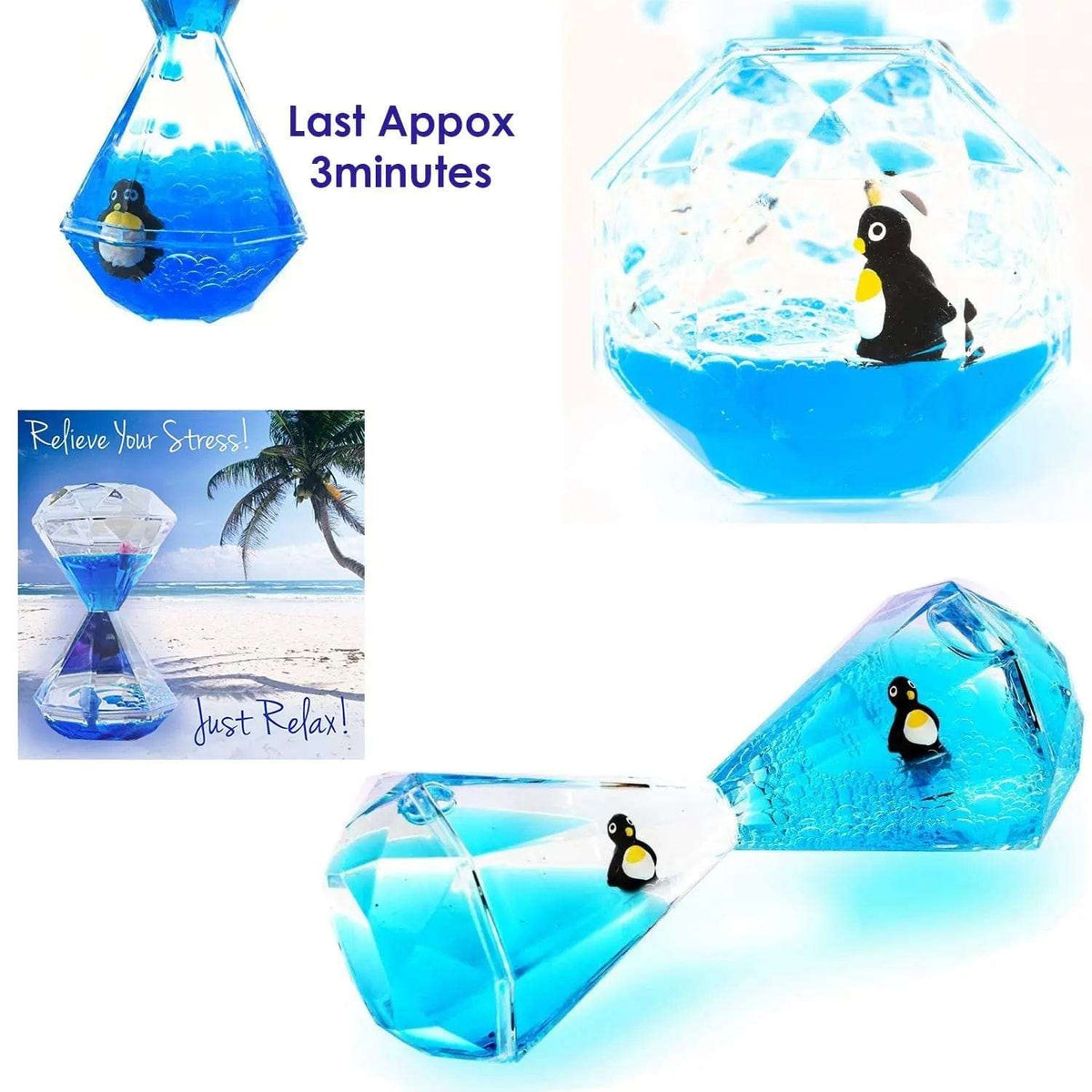 Cart In Mart Activity Toys 3 Pack Liquid Motion Bubbler Timer Pens