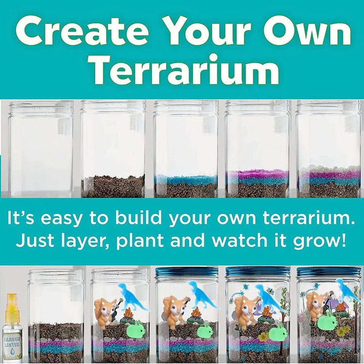 Cart In Mart Activity Toys Glow In Dark Terrarium Kit For Kids - Educational Gift