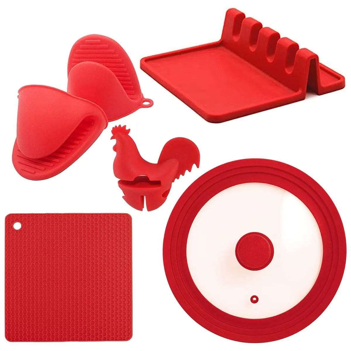 Cart In Mart Air Fryer Accessories 6 Pcs Silicone Kitchenware Accessories Set