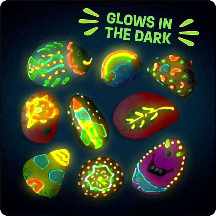 Cart In Mart Art & Craft Kids Rock Painting Kit Art & Craft Set -Glow In Dark Paint