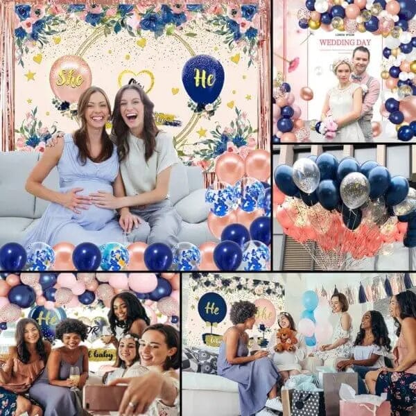 Cart In Mart Baby Gender Reveal Kit Baby Shower Gender Reveal Party Decorations