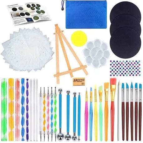 Cart In Mart Drawing Kit 60Pcs Mandala Dot Art Painting Tool Kit