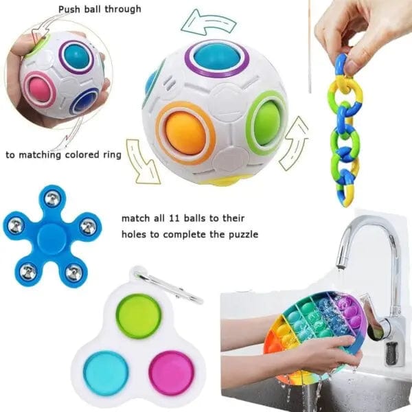 Cart In Mart Fidgets 20 Pack Fidget Toys Set