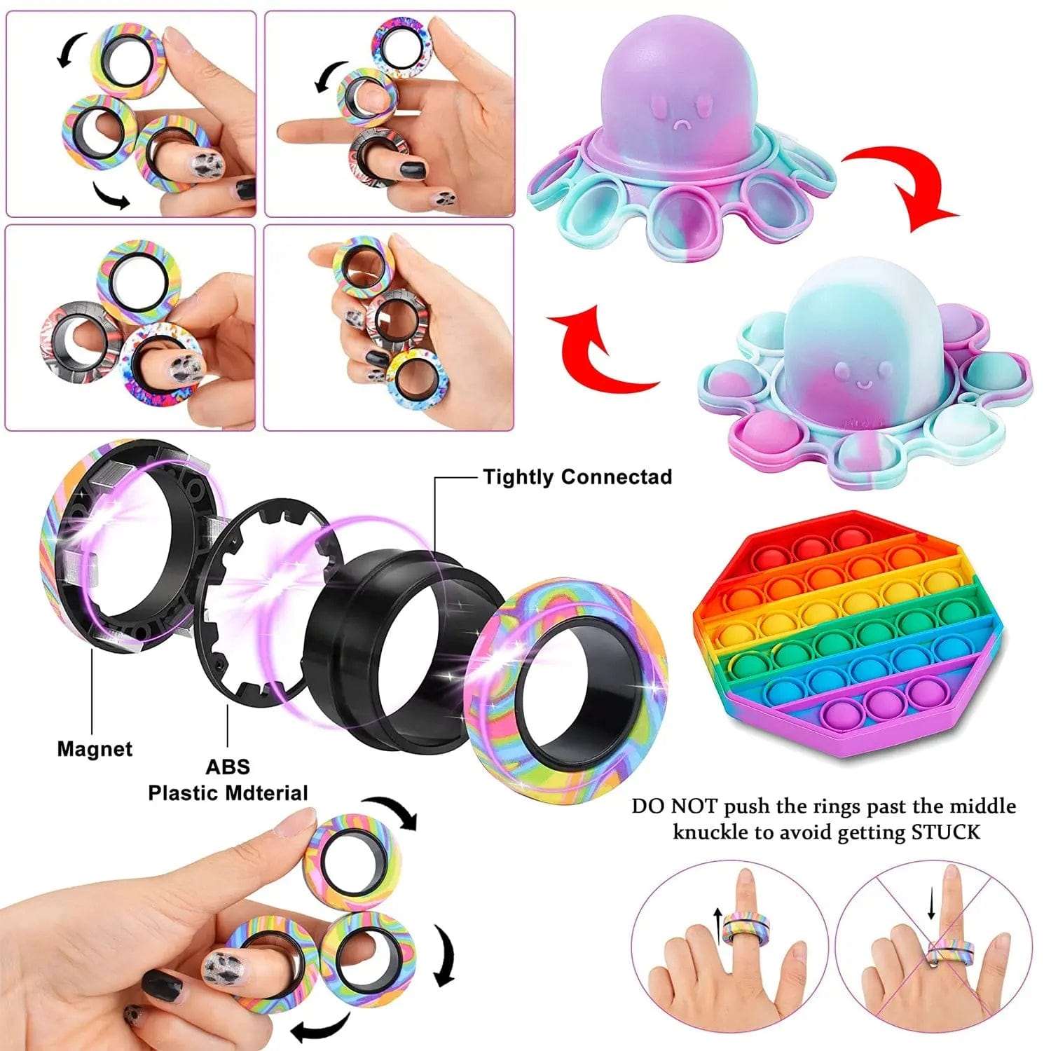 Unique Design 20 Pack Premium Fidget Toys Set CART IN MART Cart In Mart