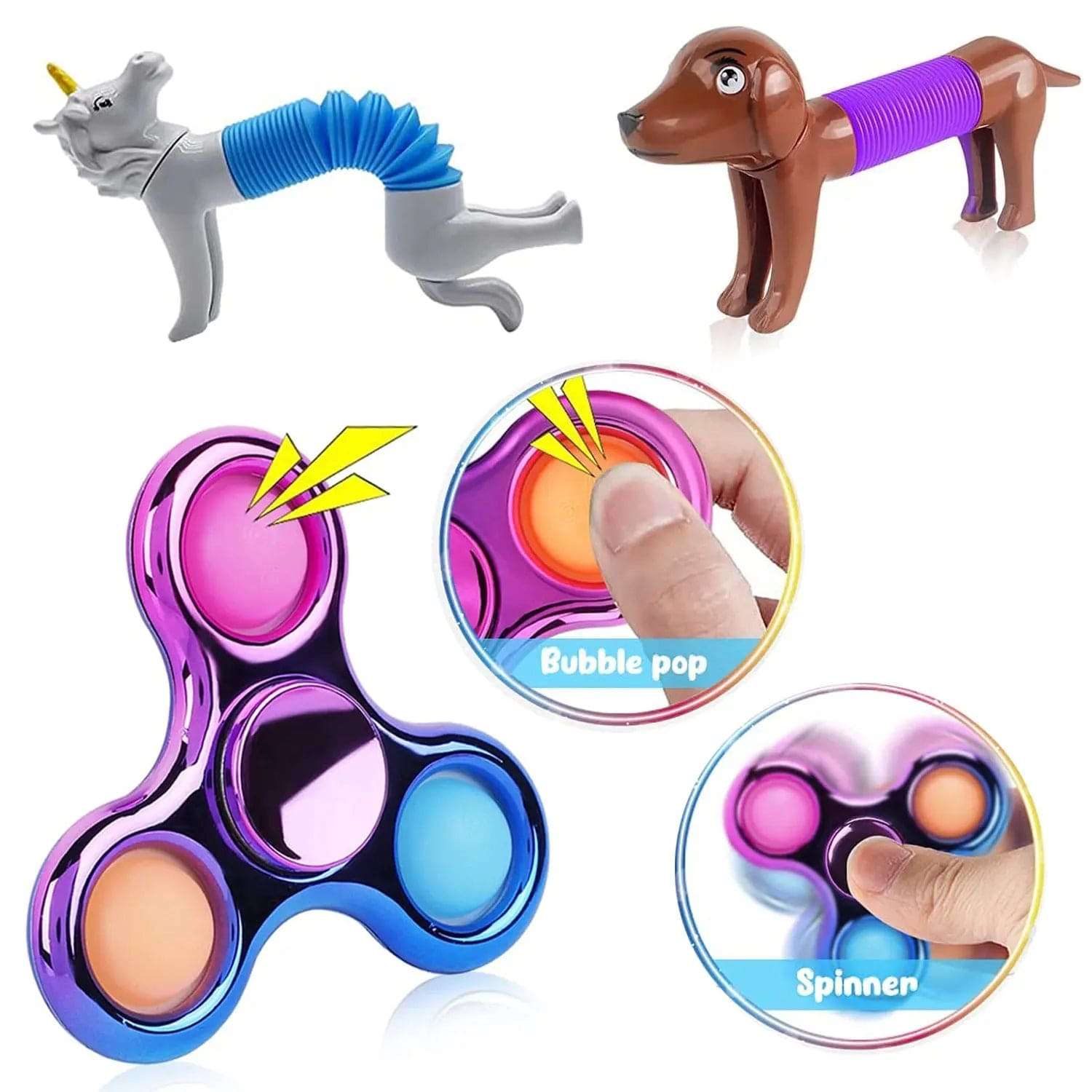 Unique Design 20 Pack Premium Fidget Toys Set CART IN MART Cart In Mart
