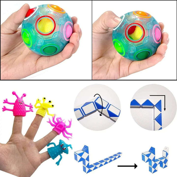 Cart In Mart Fidgets 20 Pack Premium Fidget Toys Set