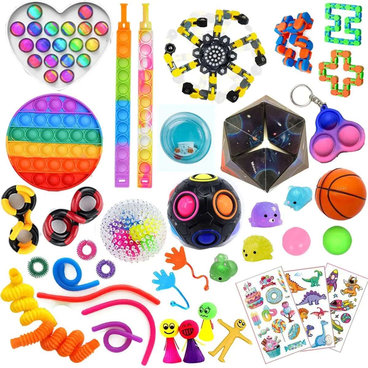 Cart In Mart Fidgets 40 Pack Premium Bundle Fidget Toys For Kids