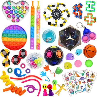 Cart In Mart 40 Pack Premium Bundle Fidget Toys For Kids