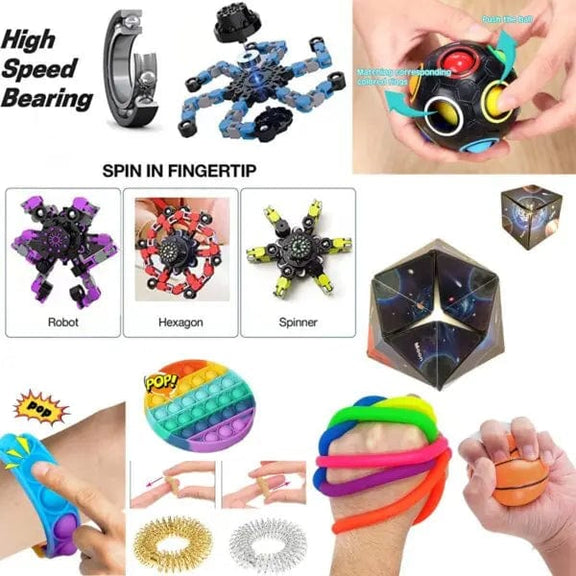 High Quality Premium Bundle Fidget Toys For Kids 40 Packs Cart In Mart