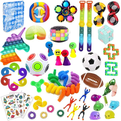 Cart In Mart 50 Pack Premium Bundle Fidget Toys Set For Kids