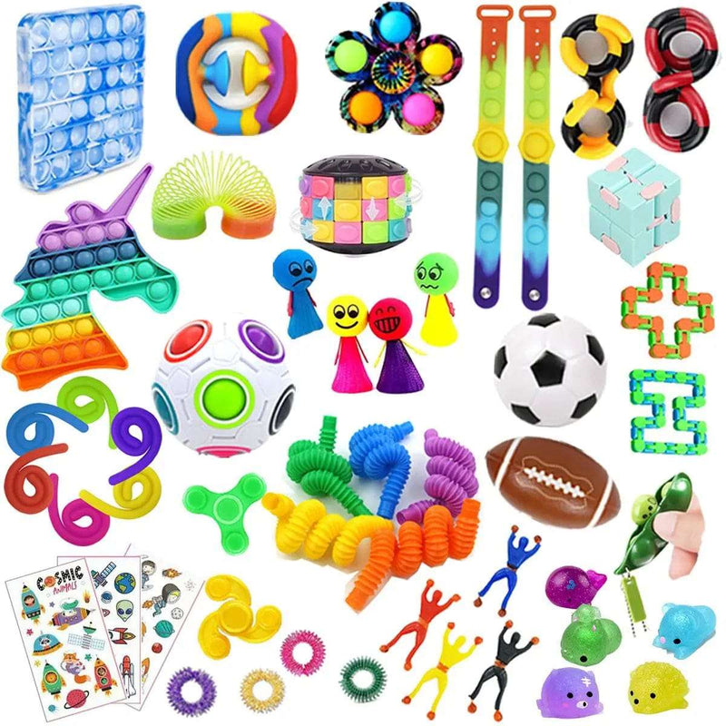 Cart In Mart Fidgets 50 Pack Premium Bundle Fidget Toys Set For Kids