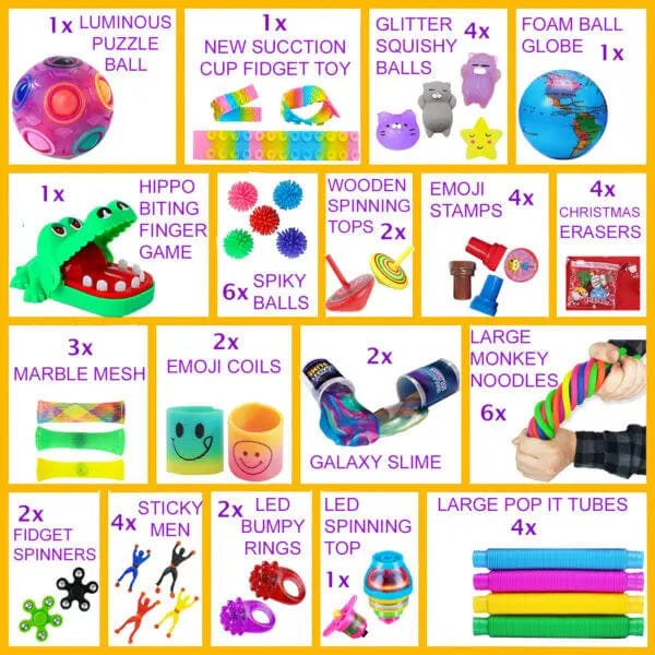 Cart In Mart Fidgets 80 Pack Premium Bundle Fidget Toys Set