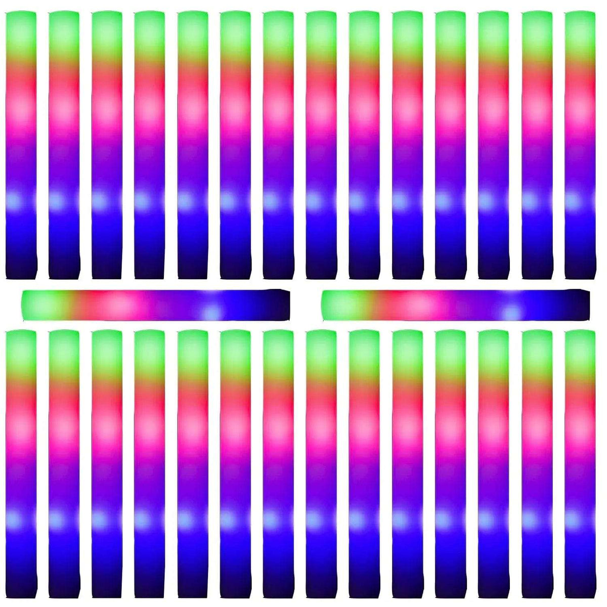 Cart In Mart Glow in dark party LED 30 Pieces LED Glowing Sticks Neon Party Supplies