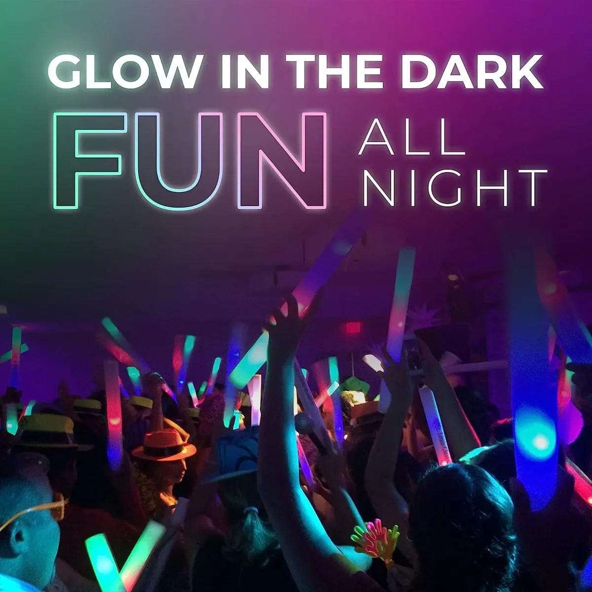 Cart In Mart Glow in dark party LED 30 Pieces LED Glowing Sticks Neon Party Supplies