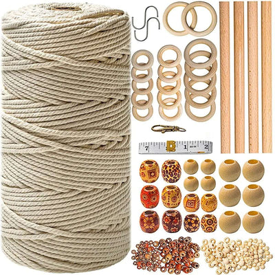 Cart In Mart 226 Pcs DIY Macrame Craft Kit With 205m Cord