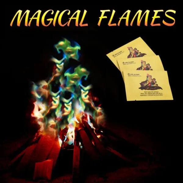 Cart In Mart Magical Flame powder 20 Pack Mystical Magical Fire Flame Colourant