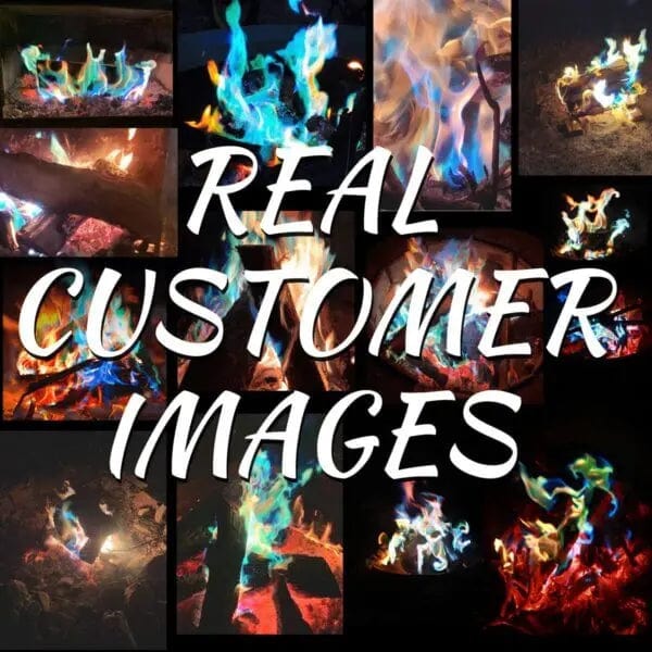 Cart In Mart Magical Flame powder 20 Pack Mystical Magical Fire Flame Colourant