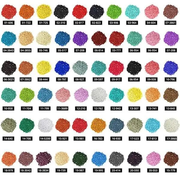 Cart In Mart Painting Kit Diamond Painting Kit With 60000 Beads 60 Colors 75 Tools Set