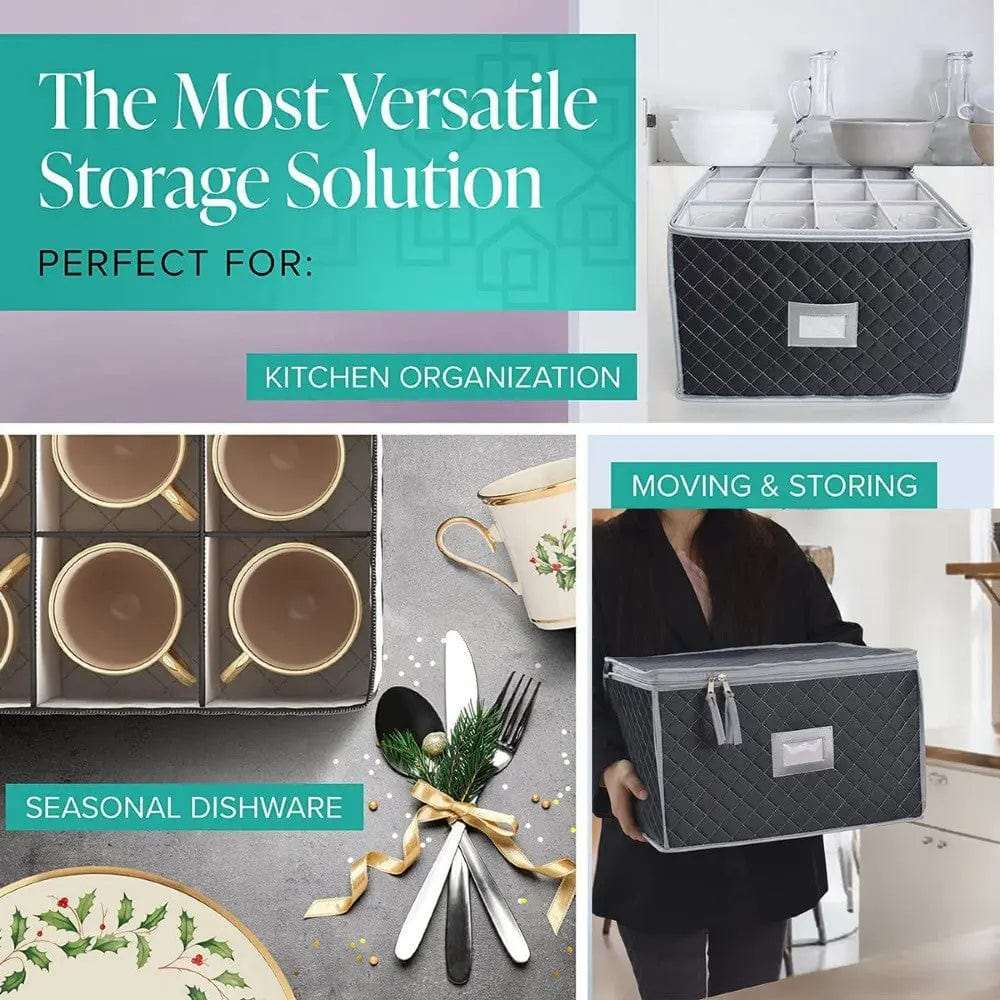 Cart In Mart Party Accessories Glassware Storage Quilted Packing Boxes